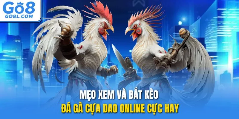 Mẹo xem và bắt kèo đá gà cựa dao online cực hay