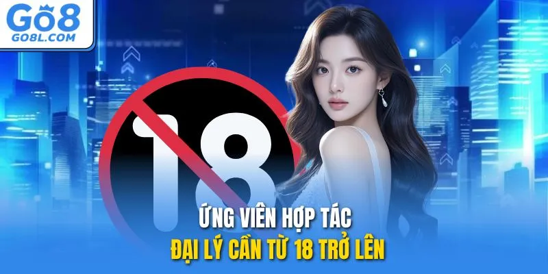 Ứng viên hợp tác đại lý cần từ 18 trở lên